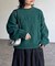 同色花柄ジャガードニット