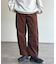 コーデュロイカーブパンツ
