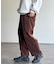 コーデュロイカーブパンツ