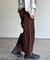 コーデュロイカーブパンツ