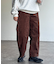 コーデュロイカーブパンツ