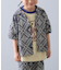 【CIAOPANIC TYPY】【KIDS】アフリカンバティック柄開襟シャツ