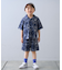 【CIAOPANIC TYPY】【KIDS】アフリカンバティック柄開襟シャツ