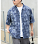 【CIAOPANIC TYPY】アフリカンバティックヴィンテージ柄シャツ