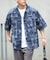 【CIAOPANIC TYPY】アフリカンバティックヴィンテージ柄シャツ