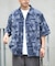【CIAOPANIC TYPY】アフリカンバティックヴィンテージ柄シャツ