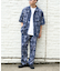 【CIAOPANIC TYPY】アフリカンバティックヴィンテージ柄シャツ