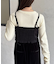 裾スリットショートビスチェ