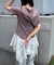 【Ciaopanic】ボーダーフーディーTOPS