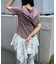 【Ciaopanic】ボーダーフーディーTOPS