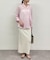 【Loungedress】和紙リブニットスカート