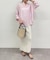 【Loungedress】和紙リブニットスカート