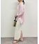 【Loungedress】和紙リブニットスカート