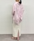 【Loungedress】和紙リブニットスカート