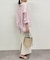 【Loungedress】和紙リブニットスカート