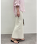 【Loungedress】和紙リブニットスカート
