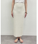 【Loungedress】和紙リブニットスカート