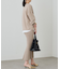 【Loungedress】和紙リブニットスカート