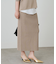 【Loungedress】和紙リブニットスカート