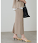 【Loungedress】和紙リブニットスカート
