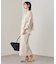 【Loungedress】和紙リブニットスカート