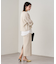 【Loungedress】和紙リブニットスカート