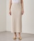 【Loungedress】和紙リブニットスカート