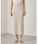 【Loungedress】和紙リブニットスカート