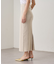 【Loungedress】和紙リブニットスカート