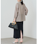 【Loungedress】和紙リブニットスカート