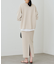 【Loungedress】和紙天竺スキッパーニット