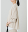 【Loungedress】和紙天竺スキッパーニット