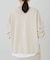 【Loungedress】和紙天竺スキッパーニット