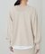 【Loungedress】和紙天竺スキッパーニット