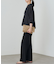 【Loungedress】和紙天竺スキッパーニット