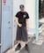 【WHO'S WHO gallery】KOOKYNケミカルウオッシュハーフパンツ