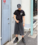 【WHO'S WHO gallery】KOOKYNケミカルウオッシュハーフパンツ