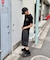 【WHO'S WHO gallery】KOOKYNケミカルウオッシュハーフパンツ