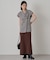 【Loungedress】キャップスリーブWジレ