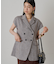 【Loungedress】キャップスリーブWジレ