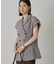 【Loungedress】キャップスリーブWジレ
