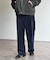 ベロアコーデュロイセミフレアパンツ