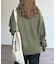 モヘア混シャギーカーディガン
