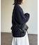 モヘア混シャギーカーディガン