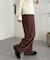 裏毛カーブスウェットパンツ