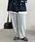 裏毛カーブスウェットパンツ