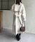 スタンドカラーロングコート