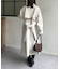 スタンドカラーロングコート