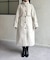 スタンドカラーロングコート