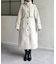 スタンドカラーロングコート